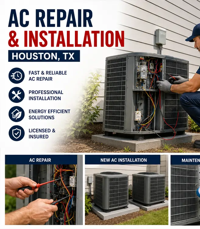 Professional repair and installation Service Professional HVAC technician repair